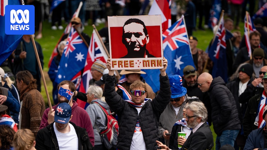 Dezi Freeman placard at anti-immigration rally 'disgraceful', SA Police say