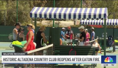 Historic Altadena Country Club reopens after Eaton Fire – NBC Los Angeles