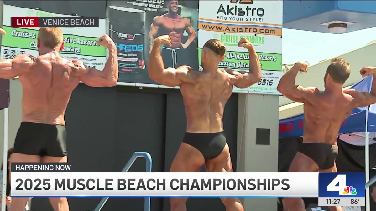 Muscle Beach Championships in Venice Beach – NBC Los Angeles