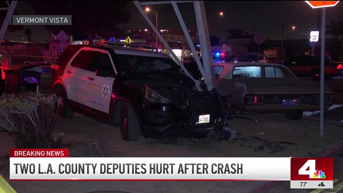 2 LA County deputies hurt in crash – NBC Los Angeles