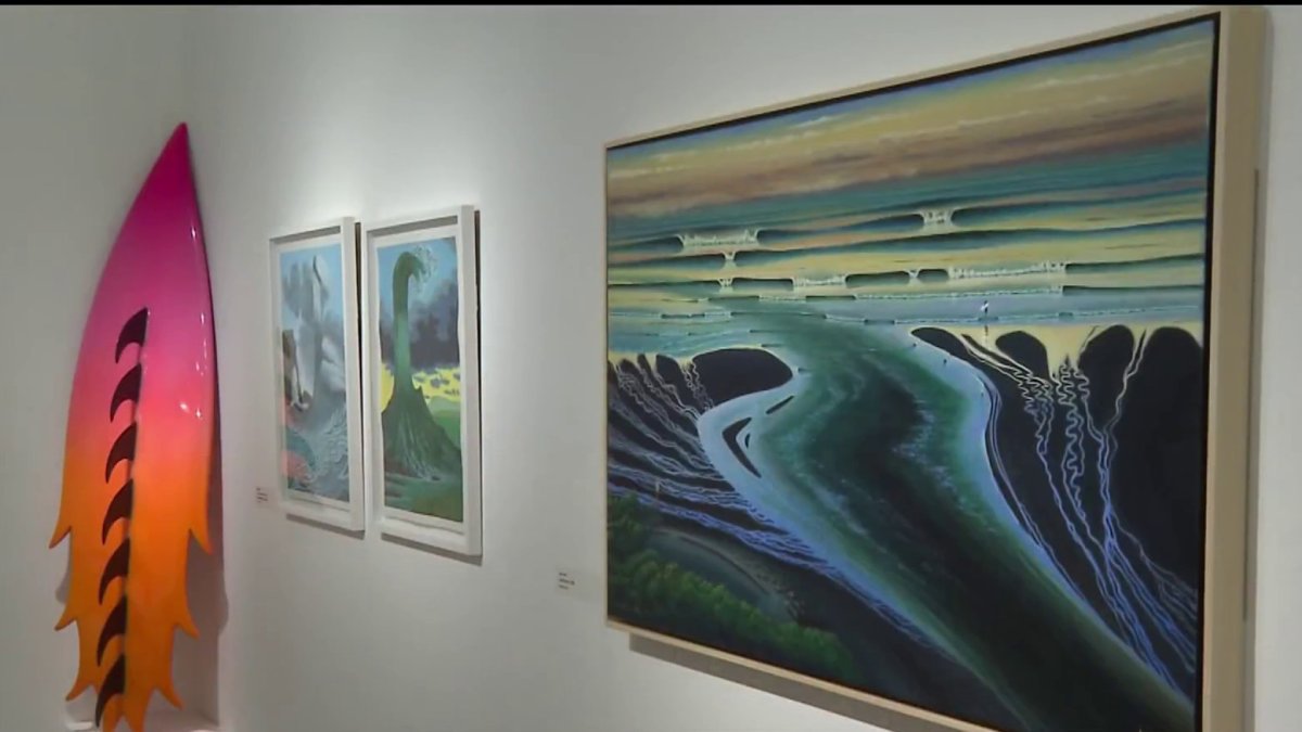 Surf art exhibit opens in Oceanside – NBC 7 San Diego
