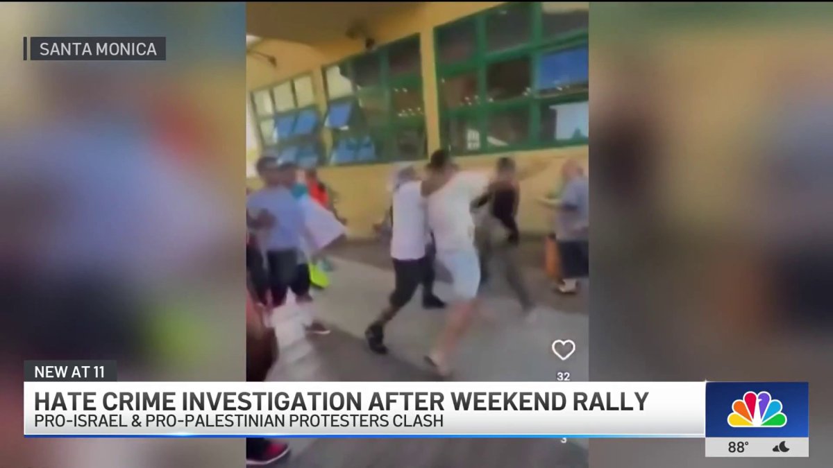 Hate crime investigation underway in Santa Monica – NBC Los Angeles