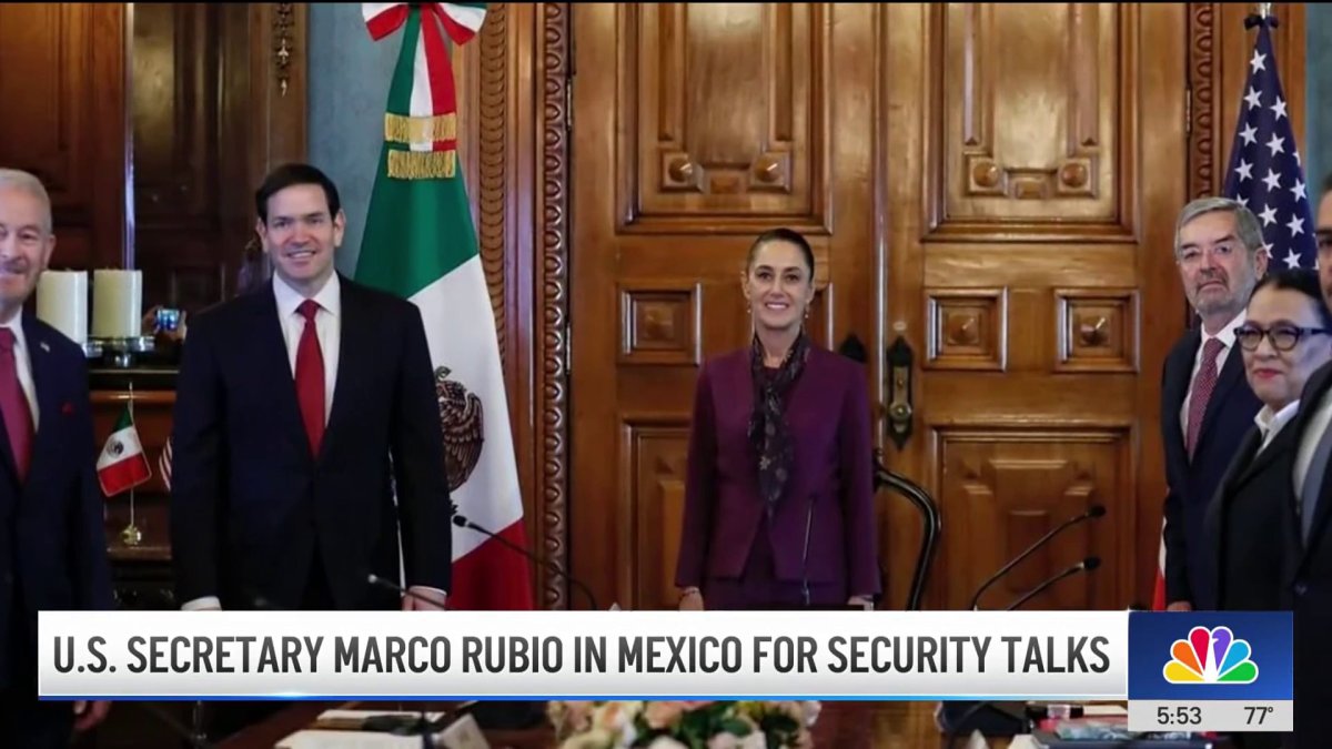 Secretary Marco Rubio visits Mexico for security talks – NBC Los Angeles