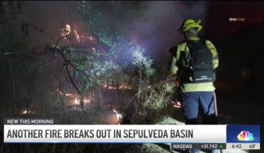 Another fire breaks out in Sepulveda Basin – NBC Los Angeles