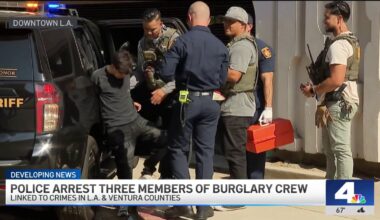 Police arrest 3 members of burglary crew in downtown LA – NBC Los Angeles