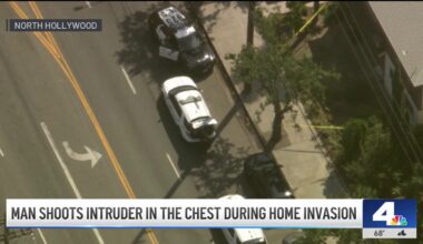 Man shoots intruder in chest during North Hollywood home invasion – NBC Los Angeles