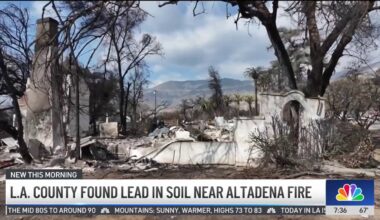 Lead found in soil near Altadena after fire, LA County says – NBC Los Angeles