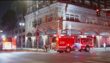Man killed in downtown LA high-rise apartment fire – NBC Los Angeles