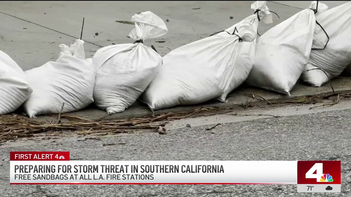 Pacific Palisades residents prepare for heavy rain, thunderstorms – NBC Los Angeles