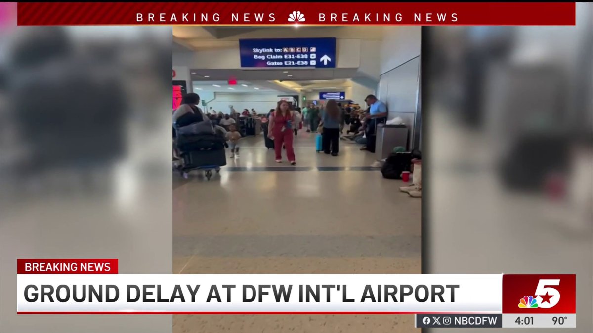 DFW Airport flights delayed by equipment issue – NBC 5 Dallas-Fort Worth