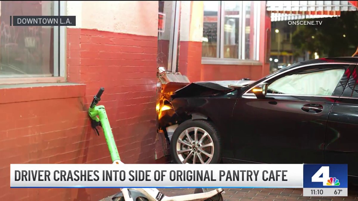 Driver crashes into Original Pantry Cafe – NBC Los Angeles