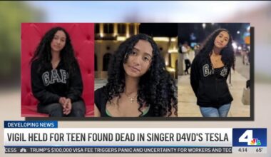 Vigil held for teen found dead in singer D4vd’s Tesla – NBC Los Angeles