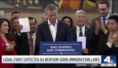 Legal fight expected as Newsom signs immigration laws – NBC Los Angeles