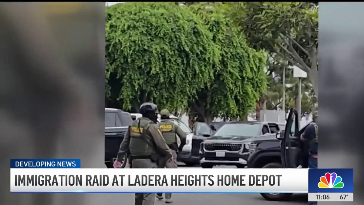 Immigration enforcement raid at Ladera Heights Home Depot – NBC Los Angeles