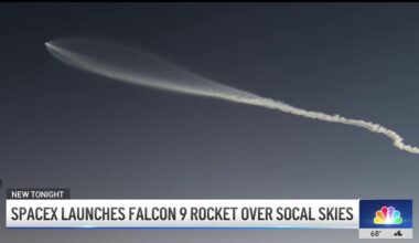 SpaceX launches Falcon 9 rocket over SoCal skies – NBC Los Angeles