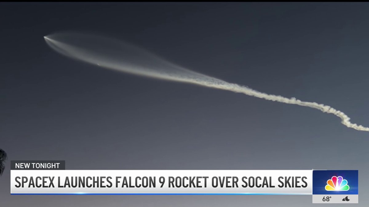 SpaceX launches Falcon 9 rocket over SoCal skies – NBC Los Angeles