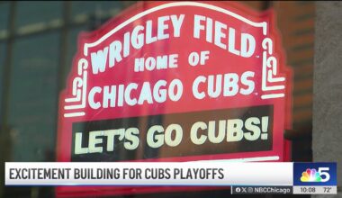 Excitement ramps up as Cubs head to the playoffs – NBC Chicago