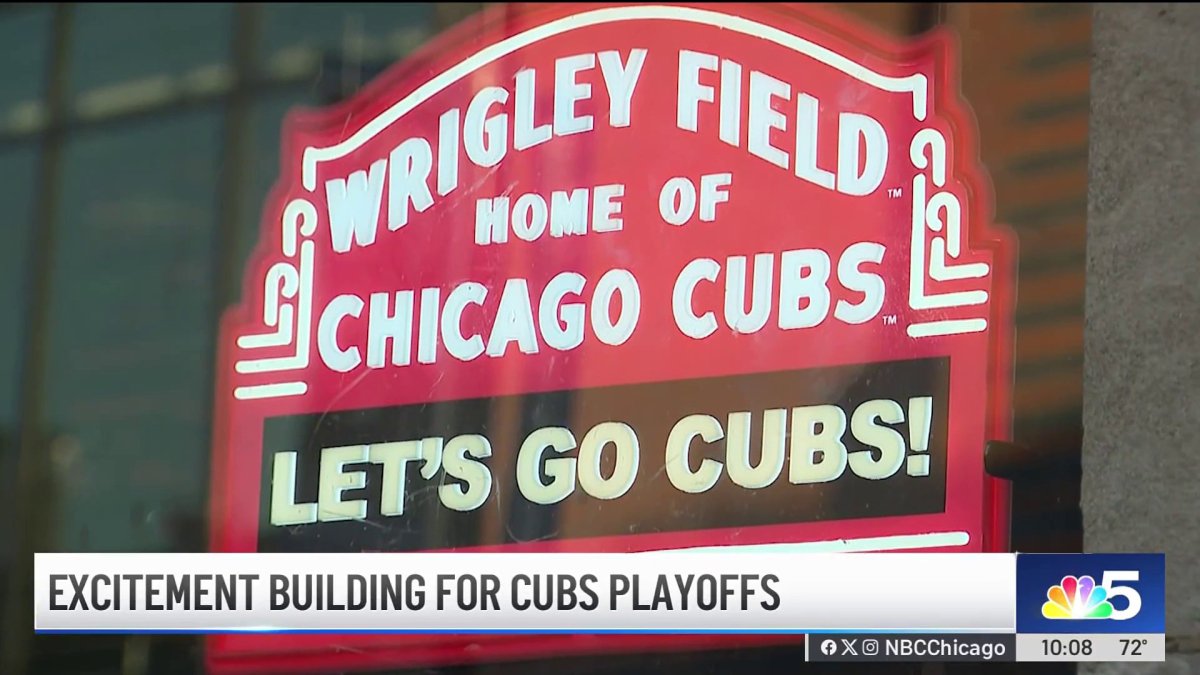 Excitement ramps up as Cubs head to the playoffs – NBC Chicago