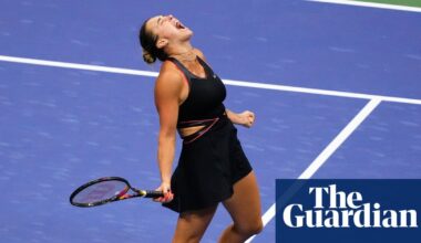 US Open: reigning champion Sabalenka storms back against Pegula to reach final again | Aryna Sabalenka