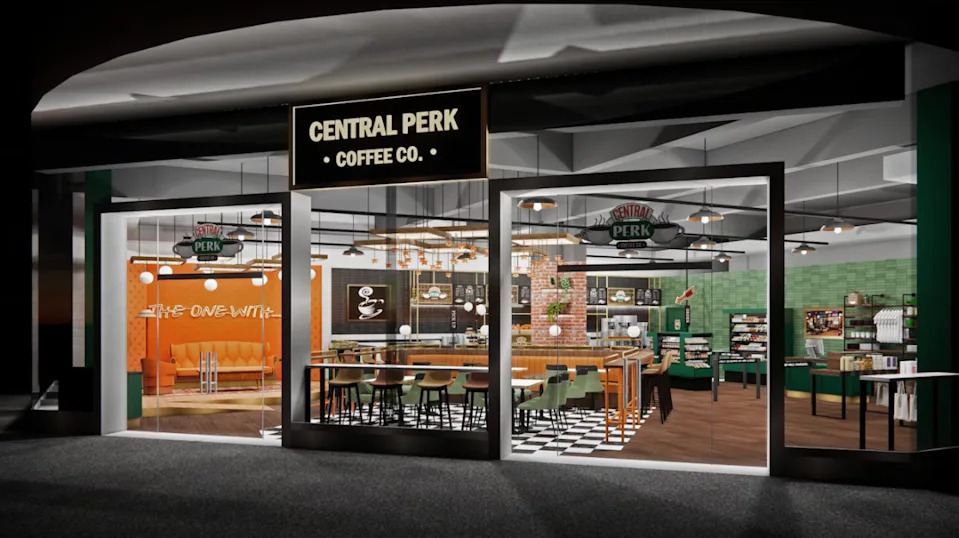 A permanent Central Perk cafe will open in Times Square later this fall.