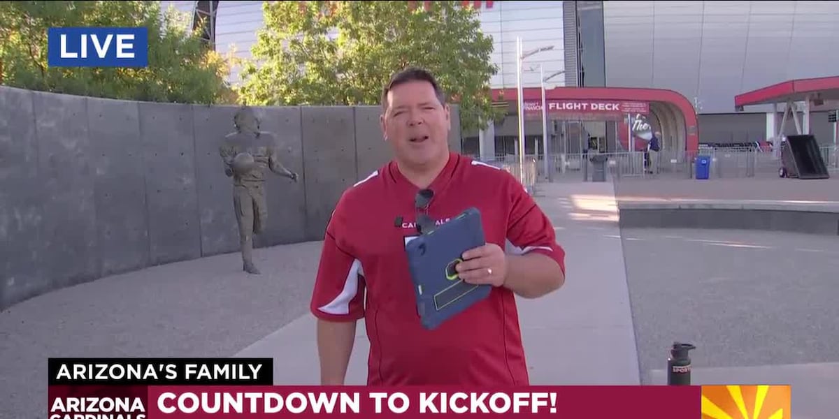 Perfect Sunday tailgating weather; rising temps forecasted midweek in Phoenix area