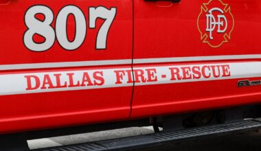 Crews responding to fire at Old East Dallas storage facility