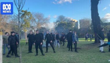 Fourth person charged over Camp Sovereignty attack, Neo-Nazi leader held in custody
