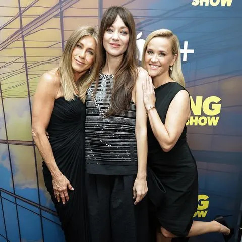 Eric Charbonneau/Apple TV+ via Getty Jennifer Aniston, Marion Cotillard and Reese Witherspoon