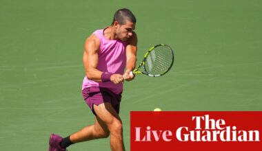 US Open quarter-finals: Alcaraz faces Lehecka after Pegula powers past Krejcikova – live | US Open Tennis 2025