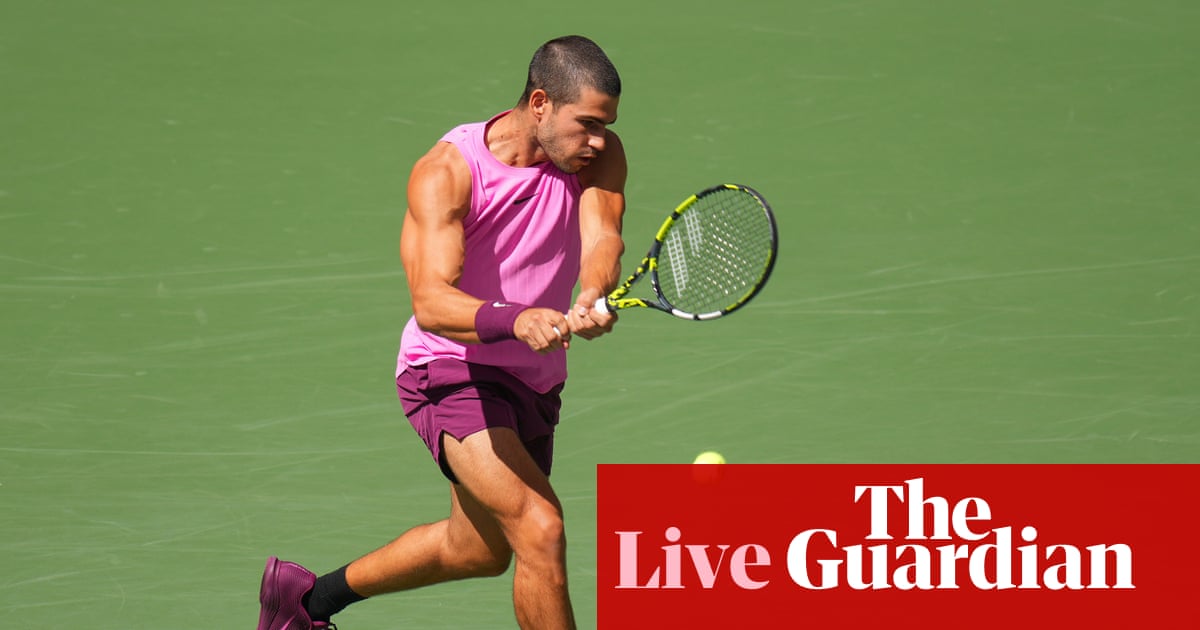 US Open quarter-finals: Alcaraz faces Lehecka after Pegula powers past Krejcikova – live | US Open Tennis 2025