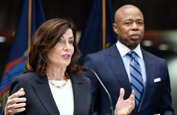 Governor Kathy Hochul and Mayor Eric Adams (Darren McGee/Office of Governor)