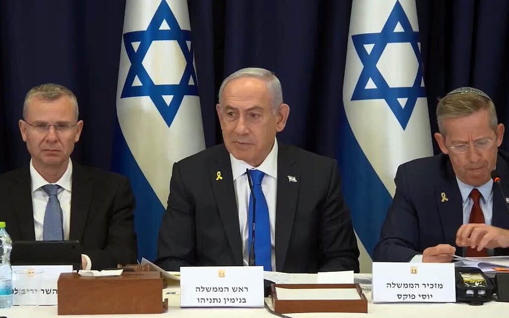 Netanyahu says Israel ‘paying the price’ on world stage for war in Gaza - The Times of Israel