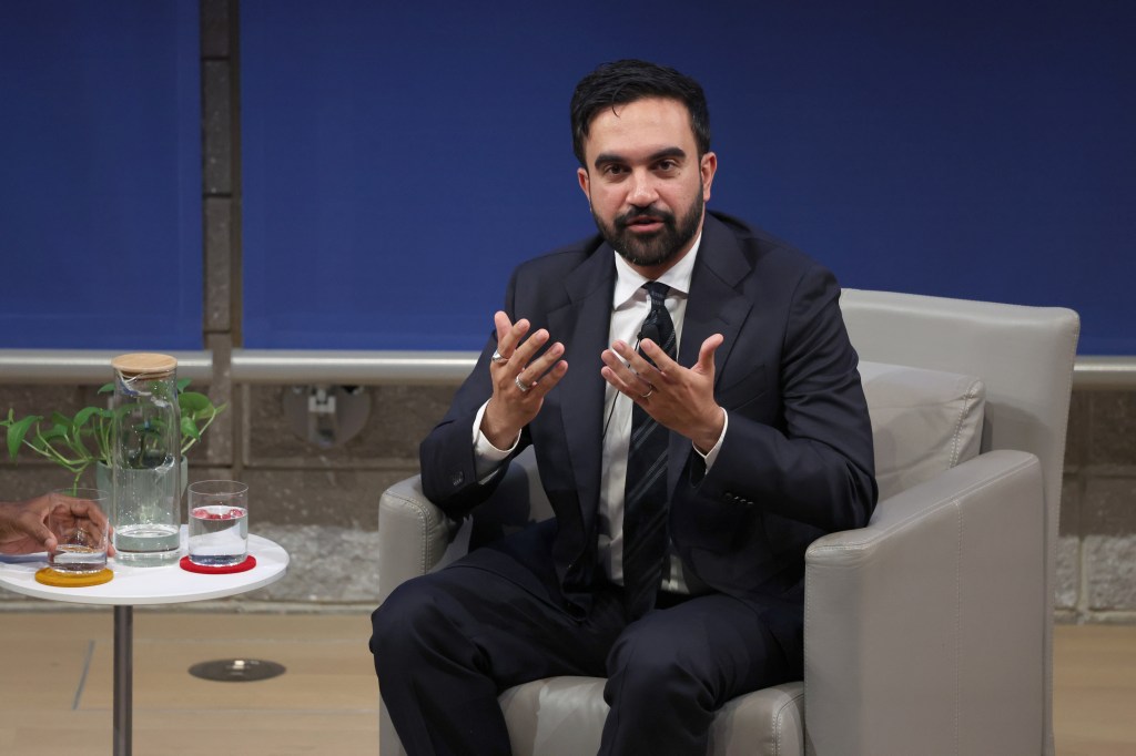 New York City mayoral candidate Zohran Mamdani is pictured during a Public Safety Forum hosted by Columbia Journalism School and Vital City, moderated by Errol Louis, on Monday, September 8, 2025, at Columbia University