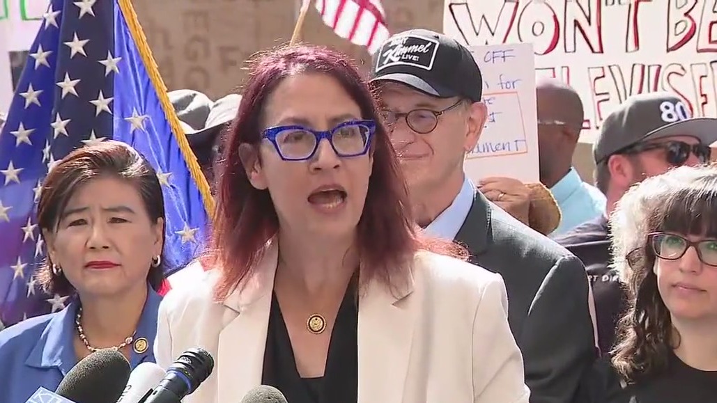 Rally to protest Jimmy Kimmel's suspension [PREV. COVERAGE]