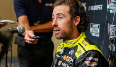 Jimmie Johnson (L) and Rick Ware (R)