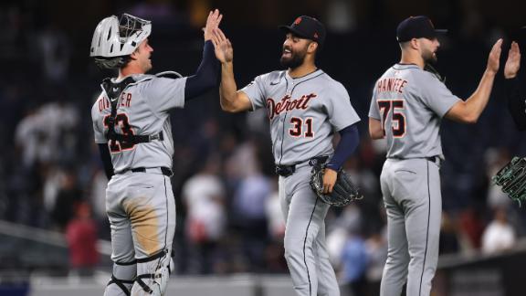 Torres' 3 RBIs lead Tigers over Yankees 11-1 for 1st season-series win vs New York since 2011