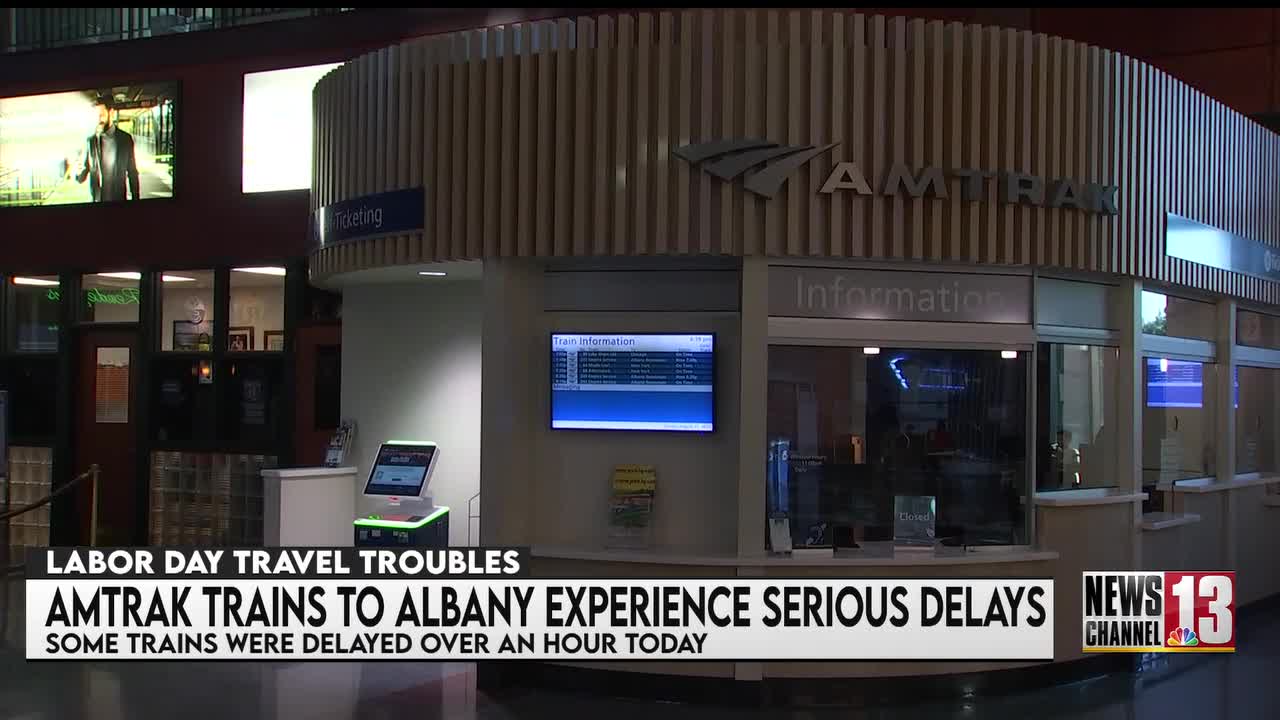 Amtrak trains from NYC to Albany experience delays on Labor Day weekend