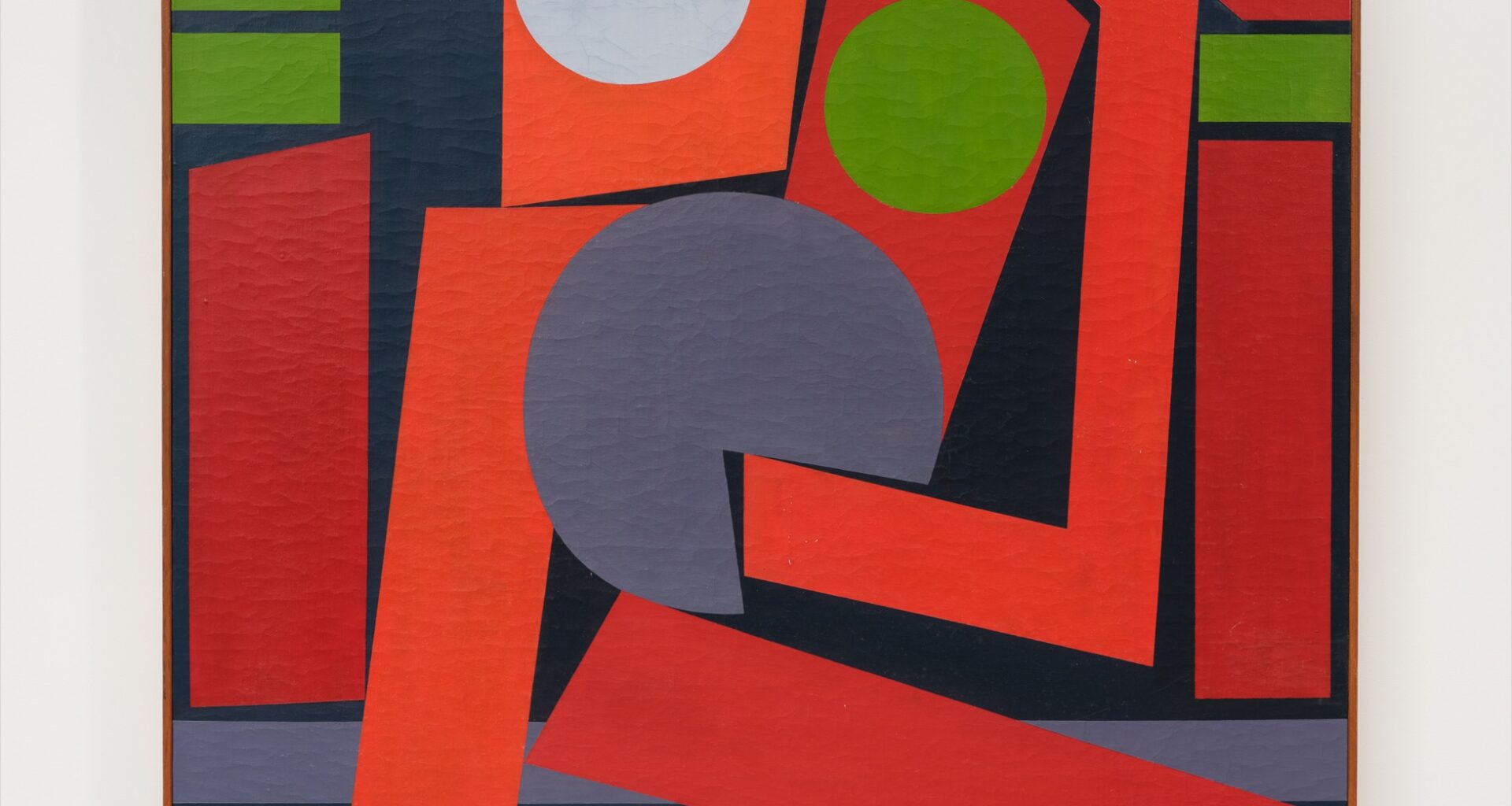Mavis Pusey, Personante, n.d. Oil on canvas, 53 ½ × 75 inches. Courtesy Institute of Contemporary Art, University of Pennsylvania.