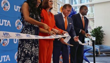 Ribbon-cutting ceremony officially opens Maverick Hall | Campus