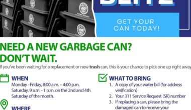 City organizes special pickup for replacement garbage containers | City Government