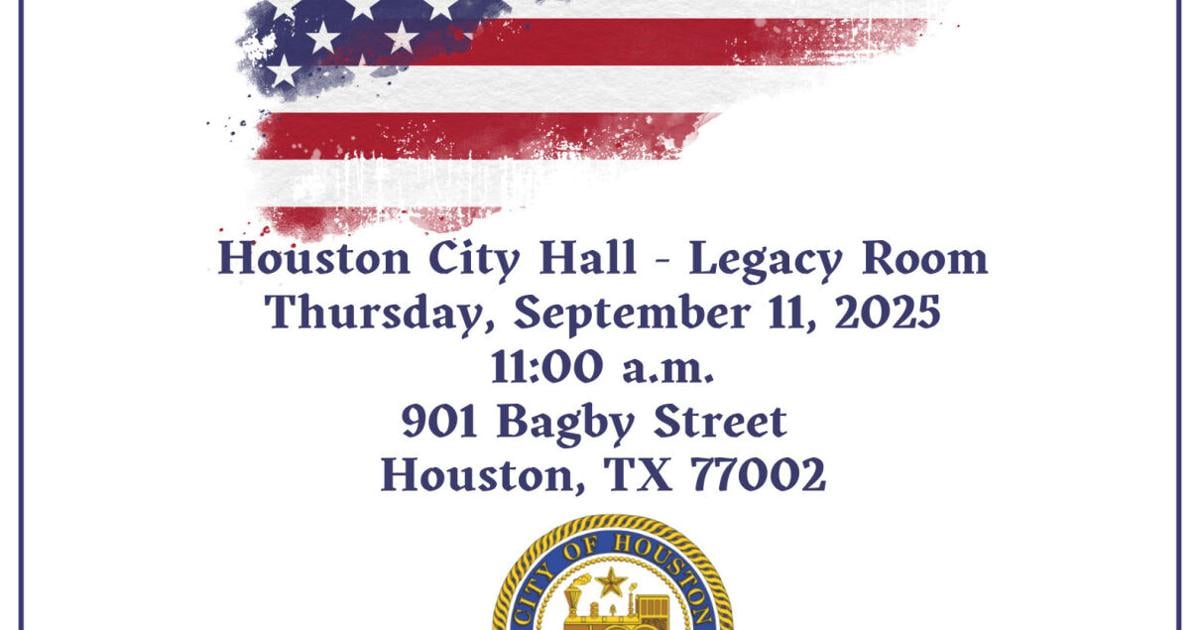 Mayor invites Houstonians to join him in remembering the victims, survivors, and heroes of 9-11 | City Government