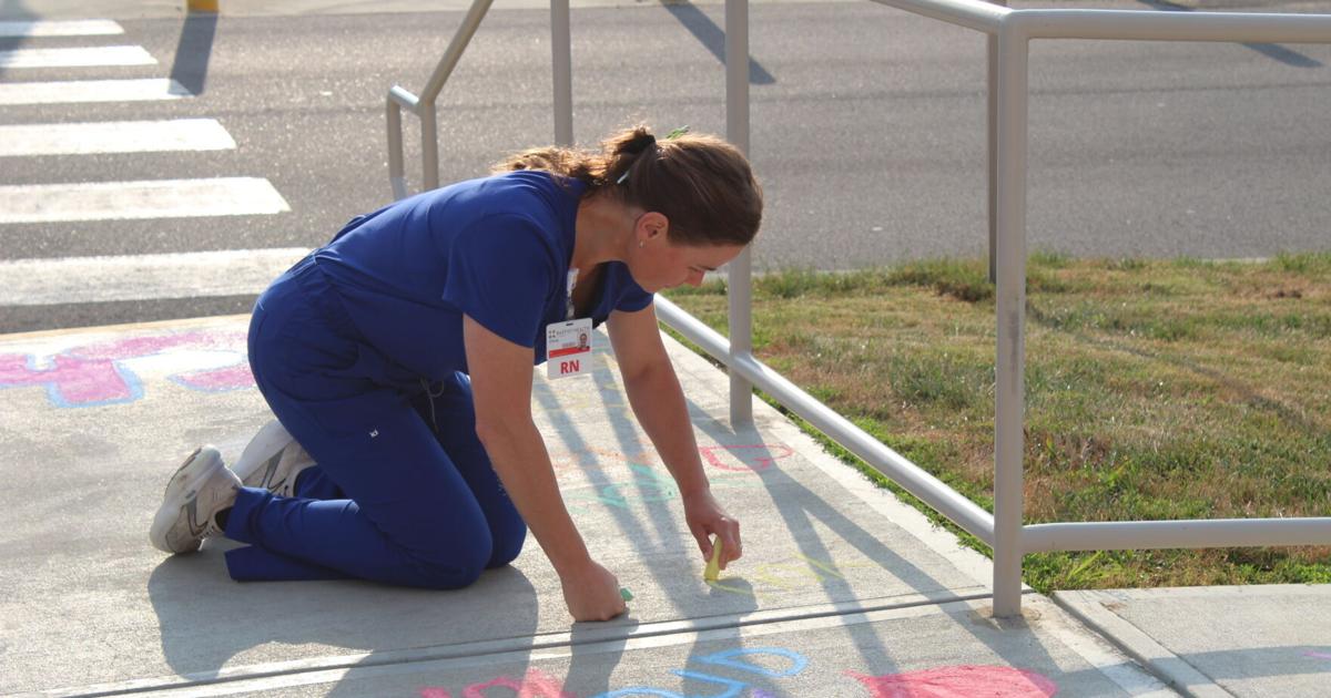 Baptist Health La Grange ‘Chalks the Walk’ for mental health | Community