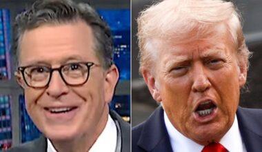 Stephen Colbert Stops Audience During Trump Joke