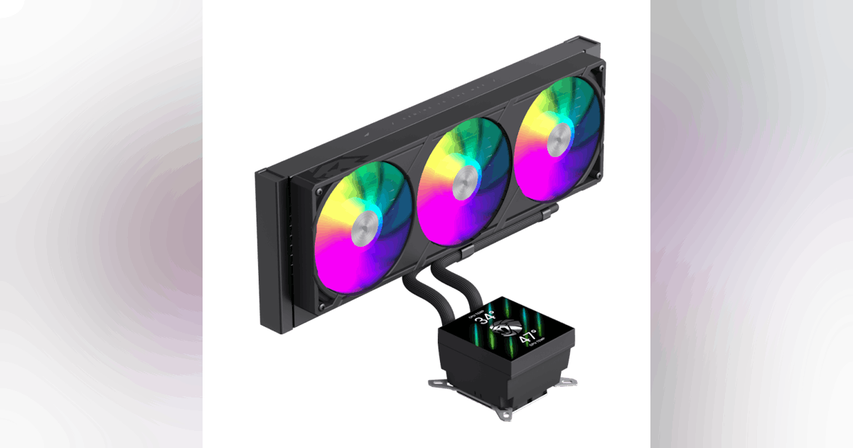 liquid-cooled PC processors with braided tubes