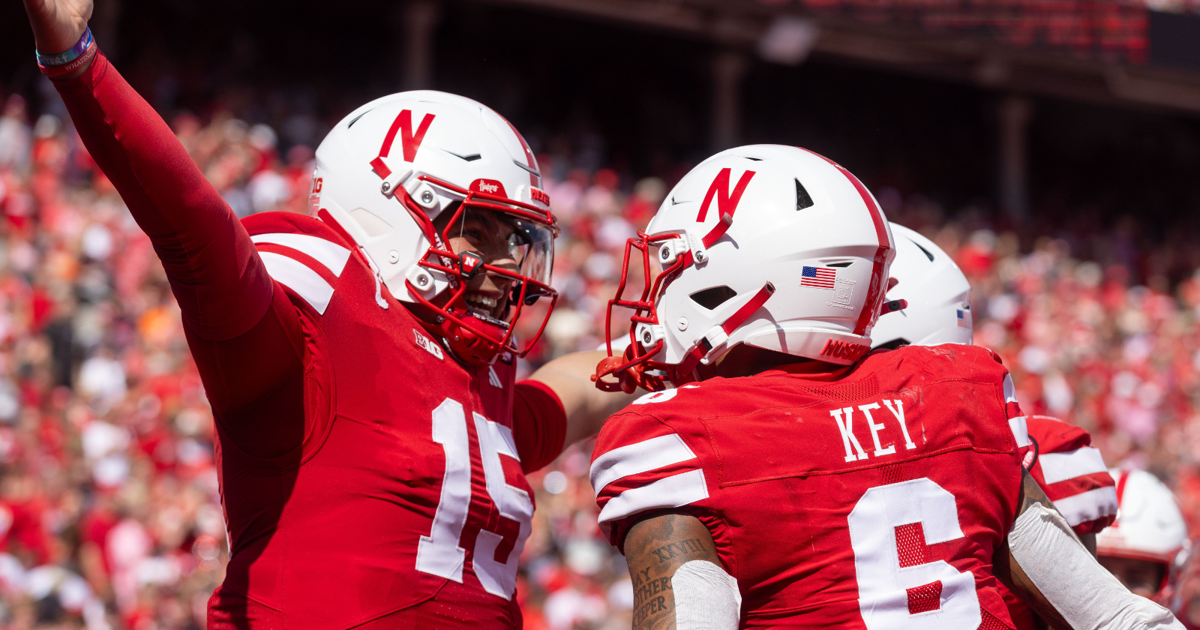 Nebraska football downs Houston Christian