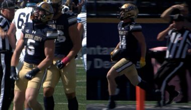 Dowler twins share milestones in blowout win over San Diego | Montana State