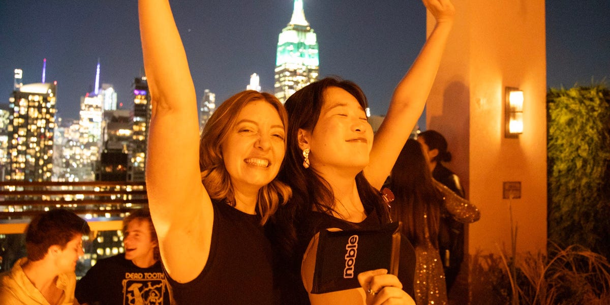 We Went to Andrew Yang's No-Phones Party in New York City