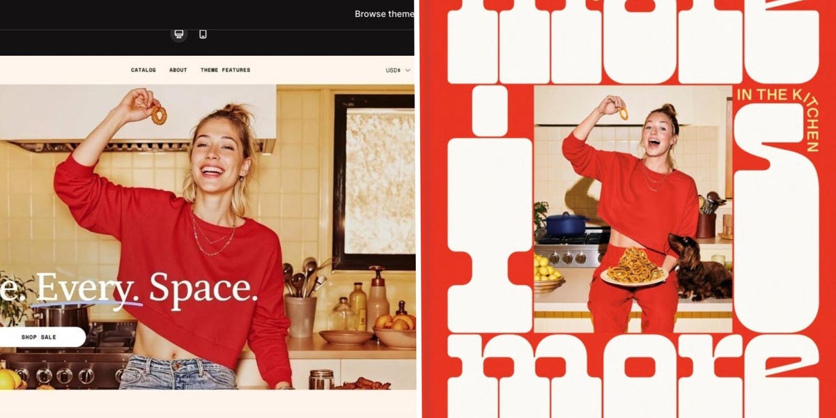 Shopify Pulls Design After Molly Baz Calls It an 'AI Version' of Her