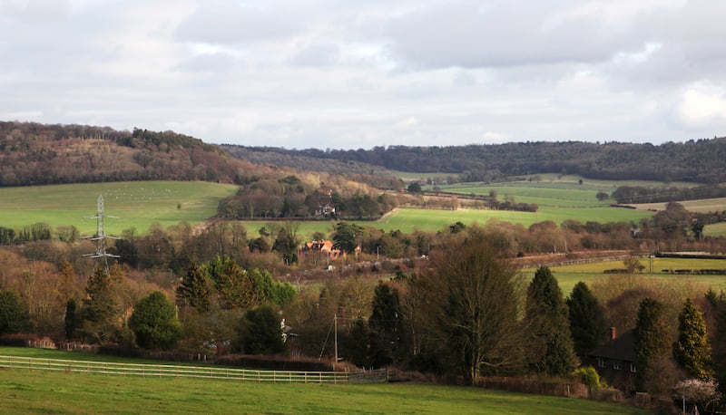 The Chilterns in the U.K.