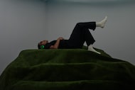 The art experience "Touch Grass" is being held at the Joule Hotel in Dallas.